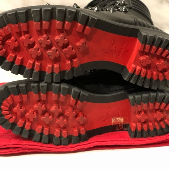 Christian Louboutin flat nappa boots - Picture 7 of 9